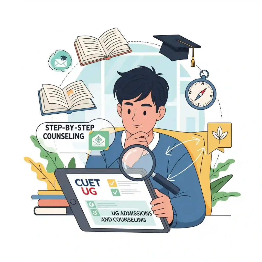 CUET Counselling Process 2026 collegesangi