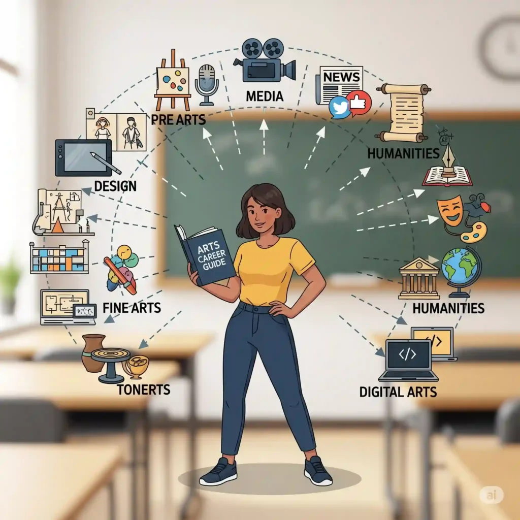 Best career paths for Arts students 2026 collegesangi