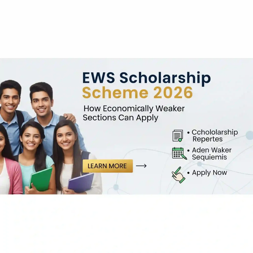 EWS Scholarship Scheme 2026 How Economically Weaker Sections Can Apply collegesangi