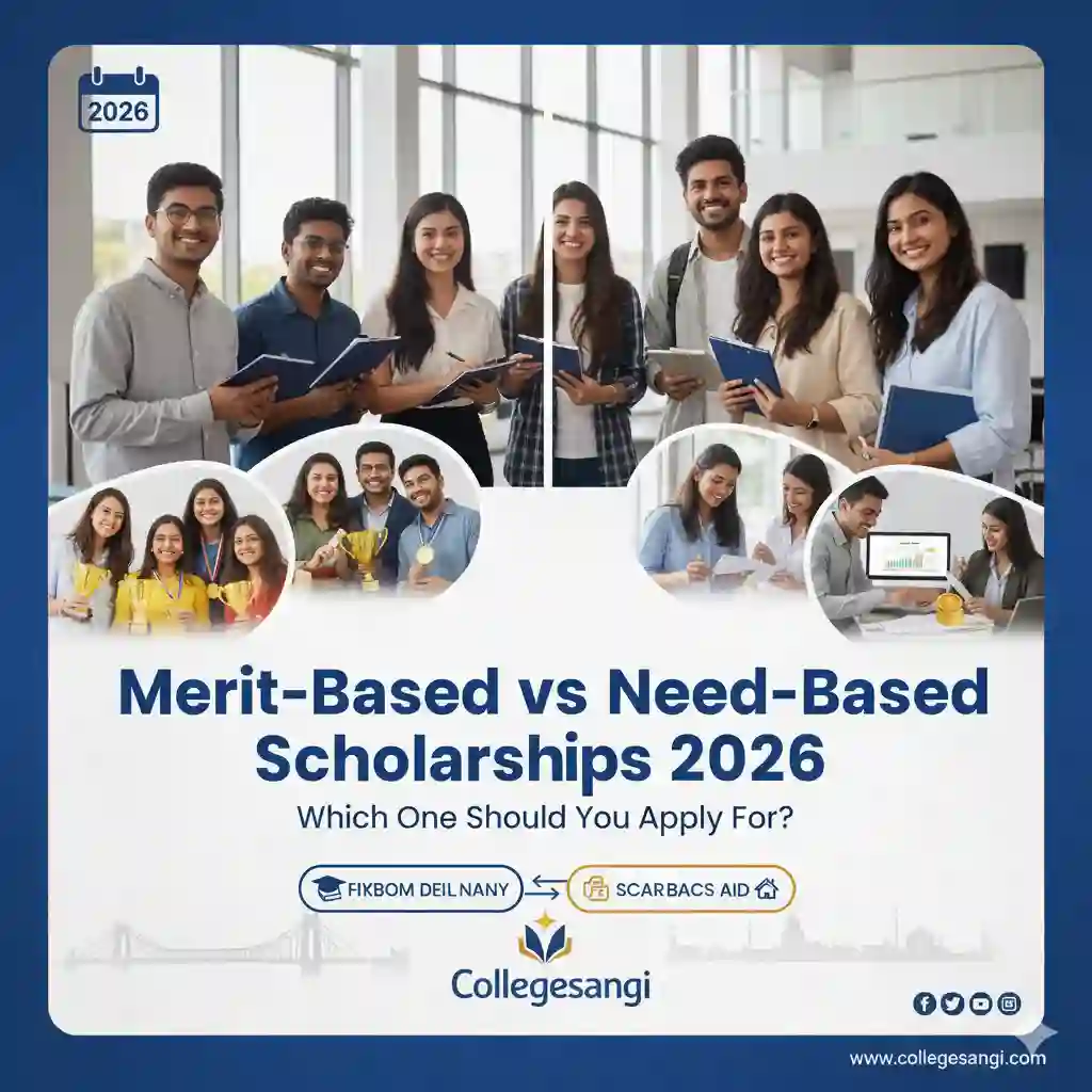 Merit-Based vs Need-Based Scholarships 2026 collegesangi