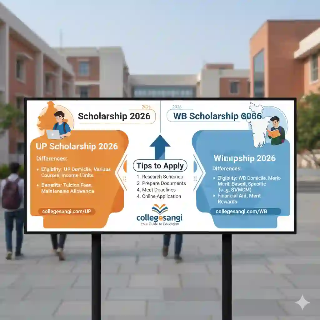 UP Scholarship vs WB Scholarship 2026 collegesangi