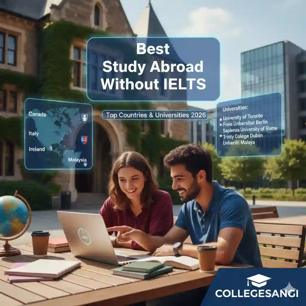 Study Abroad Without IELTS collegesangi