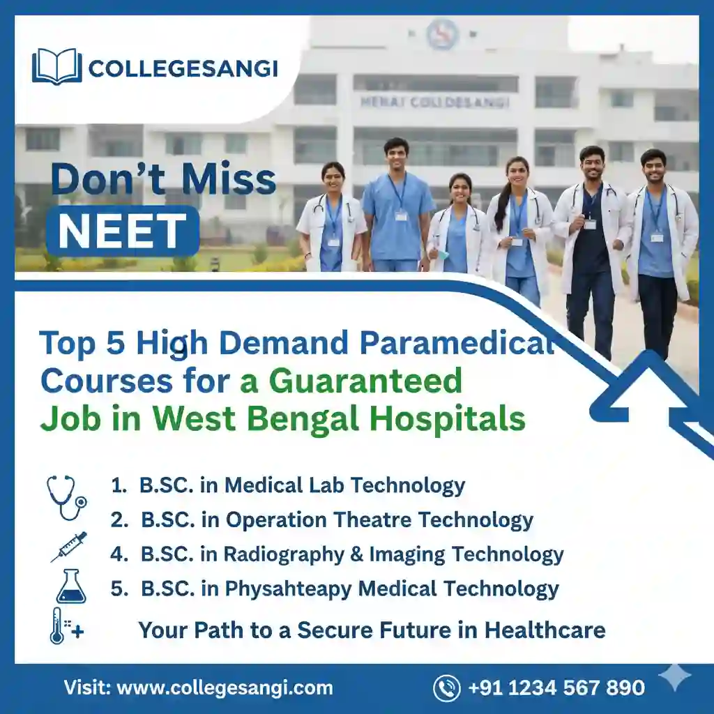 NEET Top 5 High Demand Paramedical Courses collegesangi