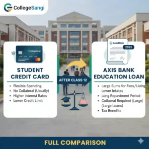 Credit Card vs Axis Bank Education Loan collegesangi
